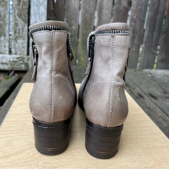 Miz Mooz Swish Leather Ankle Boots In Pebble Sz 40(9-9.5) - Picture 3 of 16